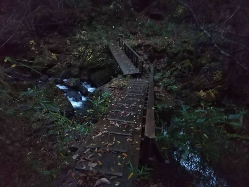 迷沢　仏沢の橋